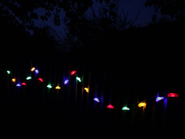 Preview: VW Käfer 3D LICHTERKETTE 3m Weihnachten Weihnachtsbaum Lichterkette VW Bus  20 x LED, IN GESCHENKBOX - BUNT